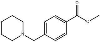 METHYL 4-(PIPERIDIN-1-YLMETHYL)BENZOATE Struktur