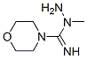 4-Morpholinecarboximidicacid,N-methyl-,hydrazide(9CI) Struktur