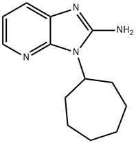 3-cycloheptyl-3H-imidazo[4,5-b]pyridin-2-amine Struktur