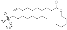 SODIUM AMYL SULFOOLEATE Struktur