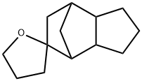 decahydrospiro[furan-2(3H),5'-[4,7]methano[5H]indene] Struktur