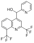 alpha-2-pyridinyl-2,8-bis(trifluoromethyl)-4-quinolinemethanol Struktur