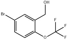 (5-bromo-2-(trifluoromethoxy)phenyl)methanol Struktur