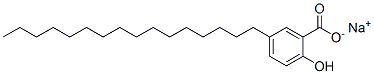 sodium 5-hexadecylsalicylate Struktur