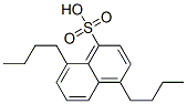 4,8-Dibutyl-1-naphthalenesulfonic acid Struktur