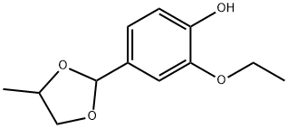 ETHYL VANILLIN PROPYLENE GLYCOL ACETAL Structure