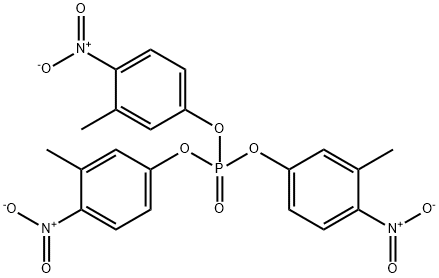 tris(4-nitro-m-tolyl) phosphate Struktur