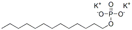 dipotassium tridecan-1-yl phosphate Struktur