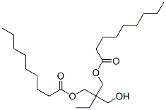 2-ethyl-2-(hydroxymethyl)propane-1,3-diyl dinonan-1-oate Struktur