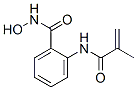 N-hydroxy-2-[(2-methyl-1-oxoallyl)amino]benzamide Struktur