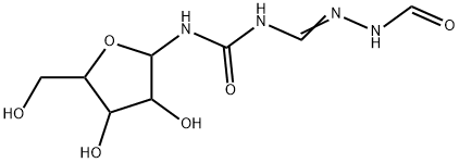 N-ForMyl-D-ribofuranosyl-3-guanylurea (α/β-Mixture) Struktur