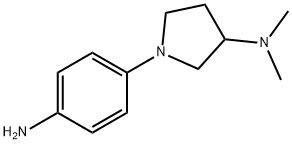 1-(4-AMINOPHENYL)-N,N-DIMETHYL-3-PYRROLIDINAMINE Struktur