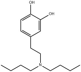 1,2-BENZENEDIOL, 4-[2-(DIBUTYLAMINO)ETHYL]-, HYDROBROMIDE Struktur