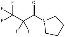 Pyrrolidine, 1-(2,2,3,3,3-pentafluoro-1-oxopropyl)- (9CI) Struktur