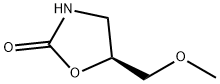 S-5-METHOXYMETHYL-2-OXAZOLIDINONE Struktur