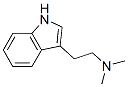 2-(1H-indol-3-yl)-N,N-dimethyl-ethanamine Struktur