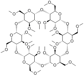 HEXAKIS(2,3,6-TRI-O-METHYL)-ALPHA-CYCLODEXTRIN Struktur