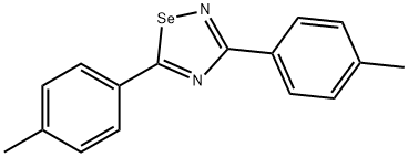 3,5-Bis(4-methylphenyl)-1,2,4-selenadiazole Struktur