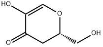 4H-Pyran-4-one, 2,3-dihydro-5-hydroxy-2-(hydroxymethyl)-, (2S)- Struktur