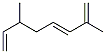 2,6-Dimethyl-1,3,7-octatriene Struktur