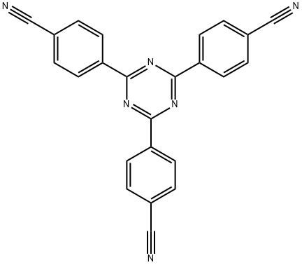 2,4,6-TRIS(4-CYANOPHENYL)-1,3,5-TRIAZINE Struktur