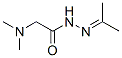 Glycine, N,N-dimethyl-, (1-methylethylidene)hydrazide (9CI) Struktur