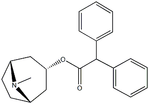 Diphenyltropine Struktur