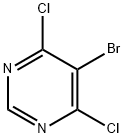 5-Bromo-4,6-dichloropyrimidine Struktur