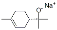 sodium (S)-alpha,alpha,4-trimethylcyclohex-3-ene-1-methanolate Struktur