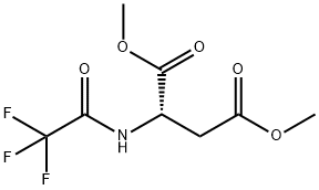 N-(Trifluoroacetyl)-L-aspartic acid dimethyl ester Struktur