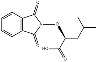 Pentanoic acid, 2-[(1,3-dihydro-1,3-dioxo-2H-isoindol-2-yl)oxy]-4-methyl-, (2S)- Struktur