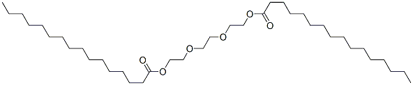 ethane-1,2-diylbis(oxyethane-1,2-diyl) bispalmitate Struktur