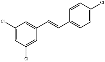 1,3-DICHLORO-5-[(1E)-2-(4-CHLOROPHENYL)ETHENYL]-BENZENE Struktur