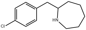 2-[(4-CHLOROPHENYL)METHYL]HEXAHYDRO-1H-AZEPINE Struktur