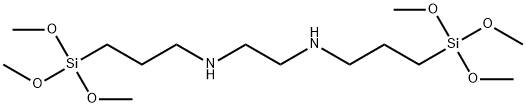 BIS[3-(TRIMETHOXYSILYL)PROPYL]ETHYLENE DIAMINE Struktur