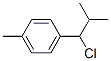 4-(1-chloro-2-methylpropyl)toluene Struktur