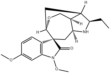 GELSEMICINE Struktur