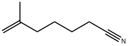 6-METHYL-6-HEPTENENITRILE Struktur