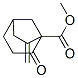 Bicyclo[3.2.1]octane-1-carboxylic acid, 7-methylene-2-oxo-, methyl ester (9CI) Struktur