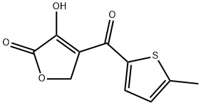 2(5H)-Furanone, 3-hydroxy-4-[(5-methyl-2-thienyl)carbonyl]- (9CI) Struktur