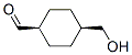 Cyclohexanecarboxaldehyde, 4-(hydroxymethyl)-, cis- (9CI) Struktur