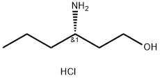 (S)-3-AMINOHEXAN-1-OL HYDROCHLORIDE Struktur