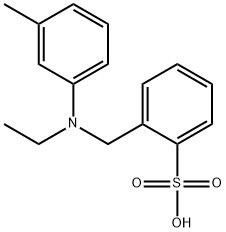 2-[[ethyl(p-tolyl)amino]methyl]benzenesulphonic acid       Struktur