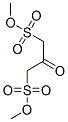 2-Oxopropane-1,3-disulfonic acid dimethyl ester Struktur