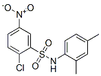 2-クロロ-N-(2,4-ジメチルフェニル)-5-ニトロベンゼンスルホンアミド 化學構造式