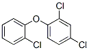 2,4-dichloro-1-(2-chlorophenoxy)benzene Struktur