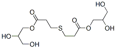 bis(2,3-dihydroxypropyl) 3,3'-thiobispropionate Struktur