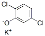 potassium 2,5-dichlorophenolate Struktur