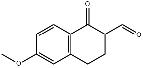 6-METHOXY-1-OXO-1,2,3,4-TETRAHYDRO-[2]-NAPHTHALDEHYDE Struktur