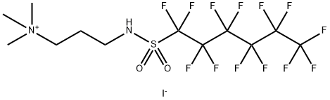 trimethyl-3-[[(tridecafluorohexyl)sulphonyl]amino]propylammonium iodide Struktur